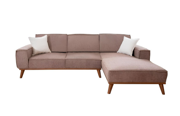 Solid Color Corner Sofa Living Room Upholstered Sofa Designer Textile Luxury Couch