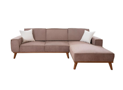 Solid Color Corner Sofa Living Room Upholstered Sofa Designer Textile Luxury Couch