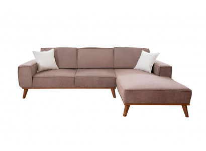 Solid Color Corner Sofa Living Room Upholstered Sofa Designer Textile Luxury Couch
