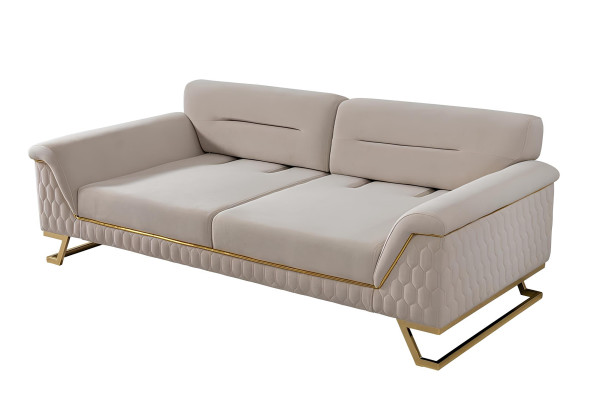 Living room 3-seater designer armchair luxurious upholstery textile set