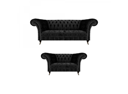 New Complete Sofa Three-Seater Couch Chesterfield Two-Seater Sofas Living Room
