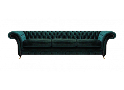 Chesterfield furniture living room sofa couch three-seater furnishing upholstered furniture