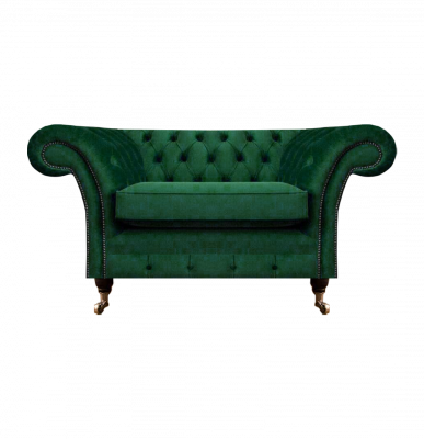 Armchair upholstered furniture living room textile Chesterfield padded seat furnishing