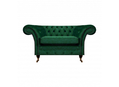Armchair upholstered furniture living room textile Chesterfield padded seat furnishing