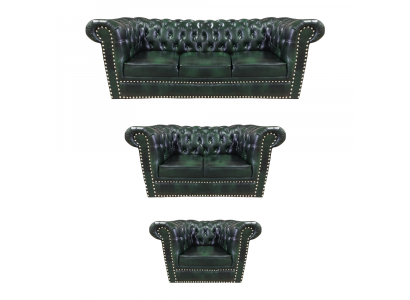 3-piece sofa set living room 3+2+1 modern design armchair Chesterfield