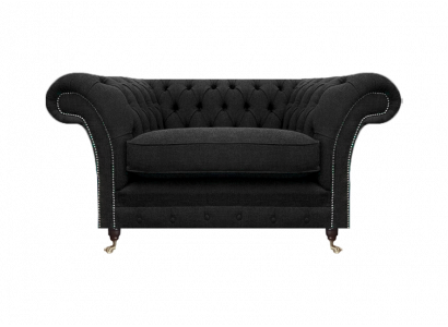 Chair New Black Chesterfield Designer Living Room Upholstered Chair Furniture