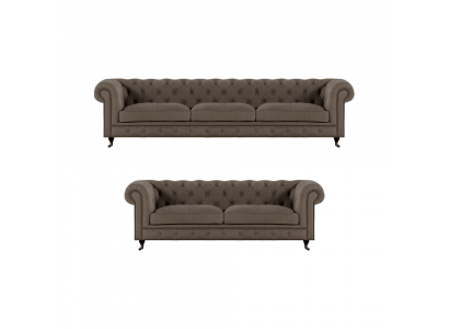 Modern Chesterfield Upholstery Suite Noble Furniture Sofa Set 2-Piece Set
