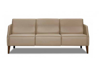 Beige living room two-seater upholstered furniture modern fabric couch 2-seater