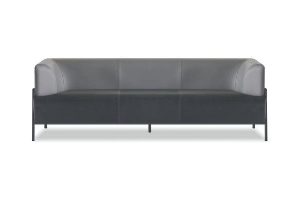Exclusive Universal Sofa Set 4pcs Leather Black Modern Designer