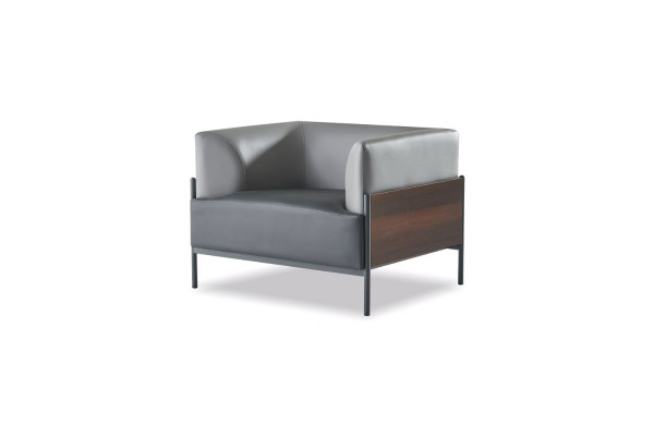 Exclusive Universal Sofa Set 4pcs Leather Black Modern Designer