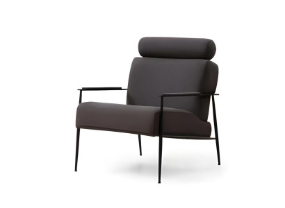 Chair Gray Solid Color Modern Design Style Textile Material Living Room