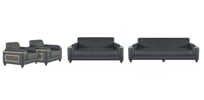 Black office furniture designer furnishings luxury seating sofas armchairs