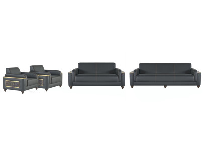 Black office furniture designer furnishings luxury seating sofas armchairs