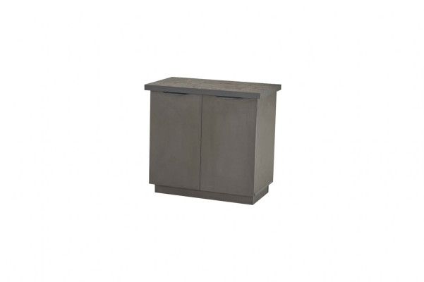 Office room set 3-piece, office table, sideboard, dresser, modern rectangular style
