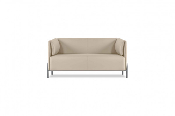 Office Room Set 5 pieces Beige 3-Seater 2-Seater 2x Armchair Gray Coffee Table