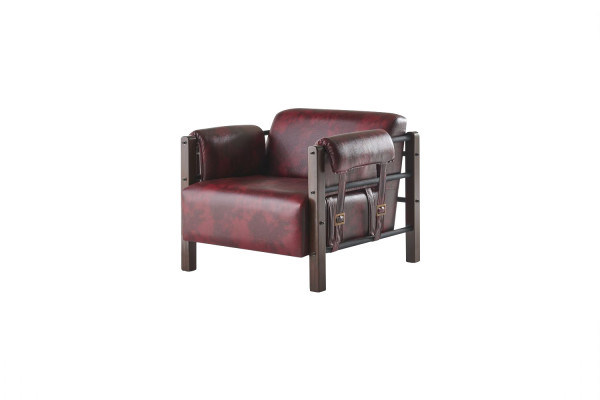 Sofa set 2-seater armchair leather sofas complete leather wood modern soft