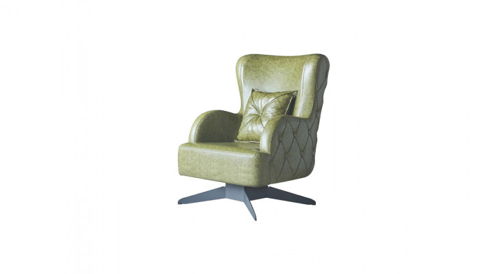 Chesterfield Sofa Set 3-Seater 2-Seater Leather Wood Armchair Green Classic