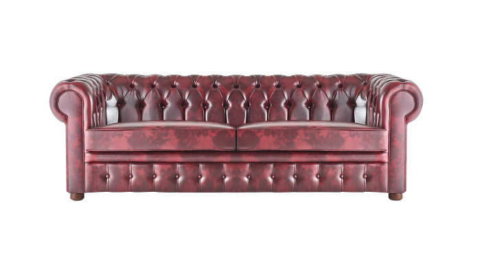 Seating Furniture Sofa Set 3-Seater 2-Seater Bordeaux Couch Chesterfield Buttons