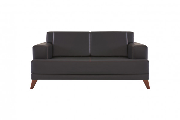 Seating Furniture Set 2-Seater Armchair Black Leather Sofas Modern Sofa Set Upholstery