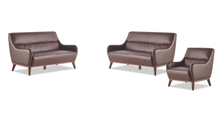 Sofa sets brown classic 2-seater armchair recliner couch sofas