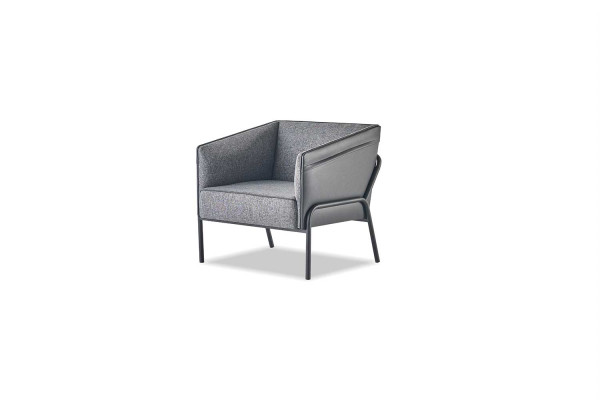 Complete set of leather sofas 3-seater 2-seater armchair grey sofa set textile