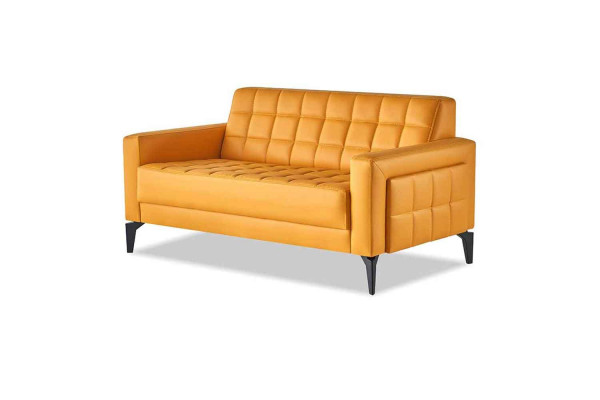 Sofa set leather sofas modern yellow Chesterfield 3-seater 2-seater armchair