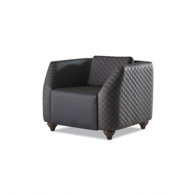 Complete set 3-seater 2-seater armchair coffee table leather sofas leather wood