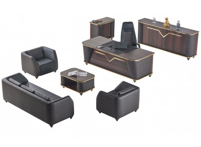 Home office set complete desk sideboard sofas furnishing office