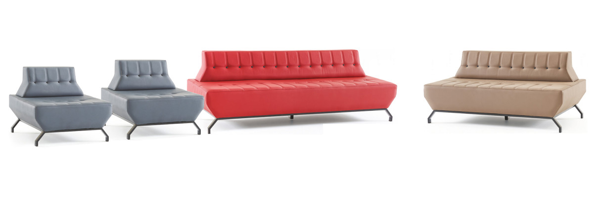 Red 3-seater Sofa Set Beige 2-seater Gray Couch Armchair Chesterfield