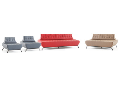 Red 3-seater Sofa Set Beige 2-seater Gray Couch Armchair Chesterfield