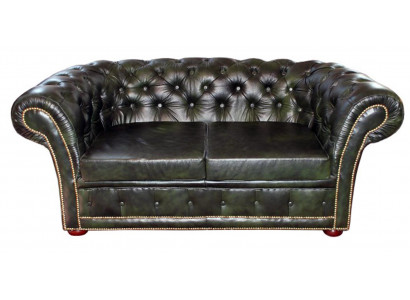 Chesterfield Couch Sofa Set 3-Seater Upholstery Leather Sofas New LEICESTERII