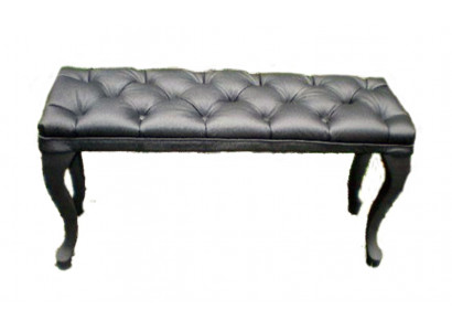 Chesterfield footstool side table ottoman couch leather fabric textile side table