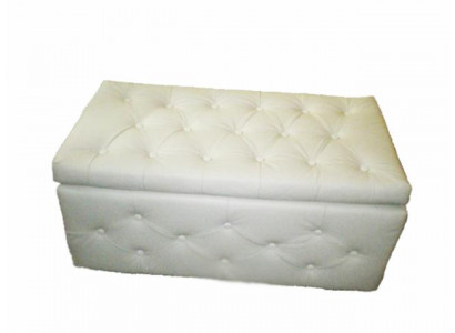 Chesterfield ottoman side stool ottoman couch leather fabric textile CHESTER17