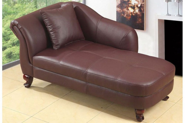 Lounge Liège Ottoman Upholstered Sofa Office Relax Leather Chaise Longue New 1672