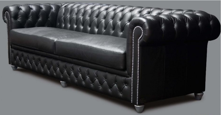 Chesterfield 3-Seater XXL Upholstered Seat Couch Sofa Suite Big Sofas 2016-22