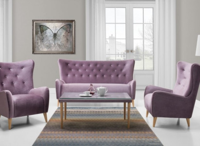 Sofa set 2.50+1+1+coffee table Sofa Chesterfield complete set suite couch