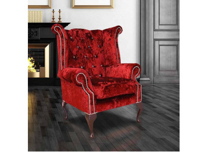 Wing chair Chesterfield chair seat club lounge TV sofa recliner new