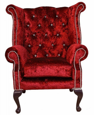 Wing chair Chesterfield chair seat club lounge TV sofa recliner new