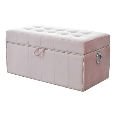 Stool Footstool Ottoman Seat Pouf Living Room Designer Trunk