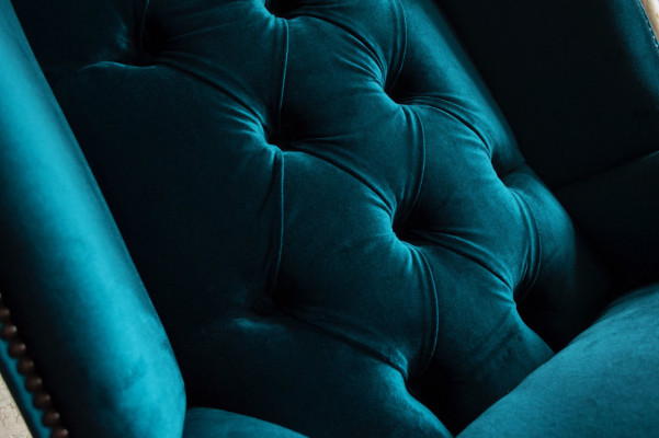 Wingback chair, armchair, TV design, upholstered sofa, couch, Chesterfield, textile, new 347