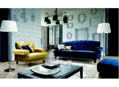 Classic Design Sofa Set 3+1 Sofa Couch Upholstered Chesterfield Sofa Set New
