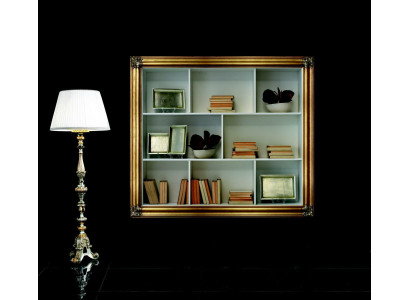 Wall shelf shelf bookcase bookshelf living room wall luxury