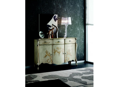 Design furniture, style Baroque, dresser, sideboard, luxury sideboard, wood, Italy