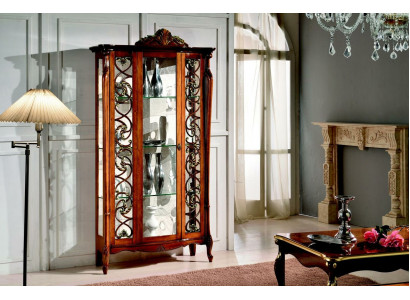 Classic display cabinet design cabinets shelves glass cabinet Italian furniture new