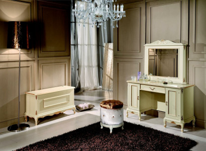 Dressing table Italian style furniture sideboard bedroom baroque rococo stool new