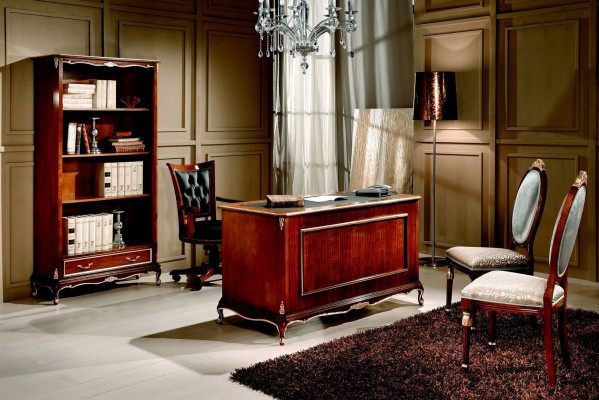 Office furniture table desk Italian style furniture real wood desks
