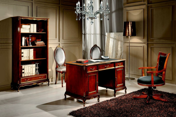 Office furniture table desk Italian style furniture real wood desks