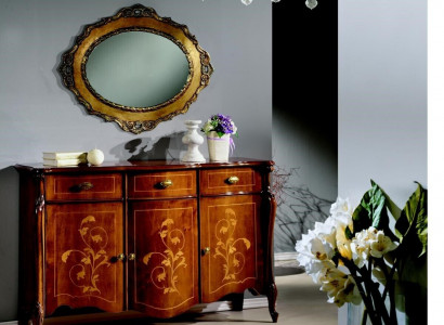 Baroque Style Furniture 2-piece Set Luxury Wood Italian Luxury Furniture Chest of Drawers
