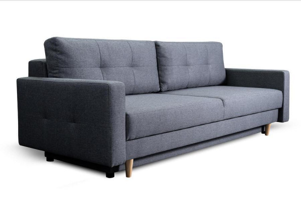 Style, firmness, and comfort are the main advantages of this comfortable and practical 3-seater sofa bed.