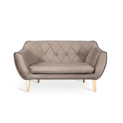 Refined 2-seater sofa in modern style by European furniture manufacturers